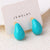 Fashion Droplet Droplet Copper Electroplating Stud Earrings