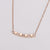 Fashion Hexagon Stainless Steel Electroplating Necklaces