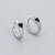 925 Sterling Silver Minimalist Heart Heart Silver Electroplating Clip On Earrings