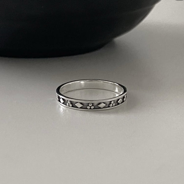 925 Sterling Silver Women Korean Silver Rings