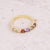 Women Fashion Little Daisy Heart Copper Electroplating Rings