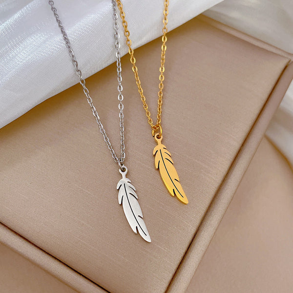 Women Fashion Geometric Titanium Steel Electroplating Necklaces