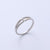 Women Minimalist Metal Diamond Crown Titanium Steel Electroplating Rings