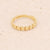 Women Fashion Eye Star Copper Zircon Inlay Rings