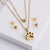 Women Korean Diamond Butterfly Cattle Moon Cartoon Stainless Steel Polishing Pendants