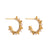 Fashion Irregular Geometric Stainless Steel 18K Gold Plated Earrings