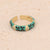 Women Fashion Eye Star Copper Zircon Inlay Rings