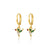 Cartoon Cartoon Zircon Zircon Inlay Earrings