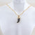 Minimalist Unisex Diamond Metal Horn-Shape Zircon Necklaces