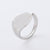 Retro Vintage Women Geometric Geometric Stainless Steel Electroplating Rings