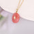 Droplet Natural Stone Electroplating Pendants