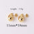 Fashion Droplet Copper Electroplating Stud Earrings