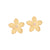 Fashion Little Daisy Sunflower Flower Stainless Steel Electroplating Earrings