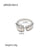 Women IG Style Circle Geometric Stainless Steel 18K Gold Plated Rings