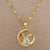 Korean Moon Geometric Stainless Steel Stainless Steel Necklaces