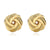 Irregular Geometric Copper Electroplating Stud Earrings