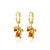 Cartoon Cartoon Zircon Zircon Inlay Earrings