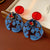 Luxurious Flower Geometric Flower Alloy Electroplating Earrings