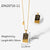 IG Style Circle Stainless Steel 18K Gold Plated Necklaces