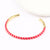 Women Metal Stripe Bohemian Stripe Gold Plating Bangles