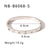 IG Style Asymmetrical Heart Stainless Steel Electroplating Bangles