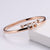 Natural Women Metal Diamond Polka Dot Fruit Stainless Steel Bangles