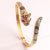 Luxurious Women Chinese Zodiac Animal Copper Electroplating Bracelets