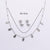 Minimalist Plant Star Sun Moon Stainless Steel Jewelry Sets