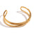 Fashion Circle Stainless Steel 18K Gold Plated Bangles