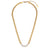 Fashion Quadrilateral Circle Geometric Stainless Steel 18K Gold Plated Necklaces