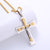 Retro Vintage Cross Stainless Steel Electroplating Pendants