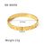 IG Style Argyle Irregular Tennis / Diamond Line Cosmos Stainless Steel Electroplating Bangles