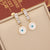 Fashion Eye Stainless Steel Oil Dripping Necklaces