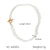 IG Style Pearl Geometric Stainless Steel Titanium Steel Electroplating Necklaces