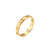 Women Fashion Circle Geometric Stainless Steel 18K Gold Plated Rings