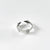 925 Sterling Silver Women Japanese / Korean Smile Silver Silver Plating Rings