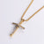 Expressive Cross Stainless Steel Electroplating Pendants