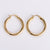 Women Punk Circle Geometric Stainless Steel Polishing Earrings