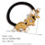 Fashion Circle Titanium Steel Electroplating Hair Ties