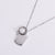 Women Korean Geometric Metal Letter Zodiac Sign Stainless Steel Electroplating Pendants