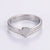 Minimalist Heart Heart Stainless Steel Electroplating Rings