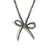 Fashion Bowknot Geometric Stainless Steel Electroplating Necklaces