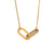 Fashion Circle Geometric Stainless Steel 18K Gold Plated Necklaces