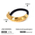 IG Style Ellipse Stainless Steel Electroplating Hair Ties