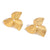 Fashion Irregular Geometric Stainless Steel Electroplating Stud Earrings