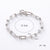 Retro Unisex Vintage Round Stainless Steel Electroplating Bracelets