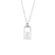 Fashion Letter Geometric Stainless Steel Electroplating Necklaces