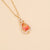 Women Minimalist Retro Vintage Droplet Glass Necklaces