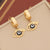 Expressive Eye Stainless Steel Oil Dripping Earrings