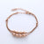 Niche Women Circle Geometric Stainless Steel Electroplating Bracelets